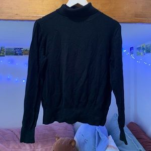 Black Turtleneck Sweater